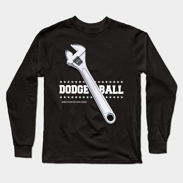 Dodgeball - Alternative Movie Poster Long Sleeve T-Shirt by MoviePosterBoy